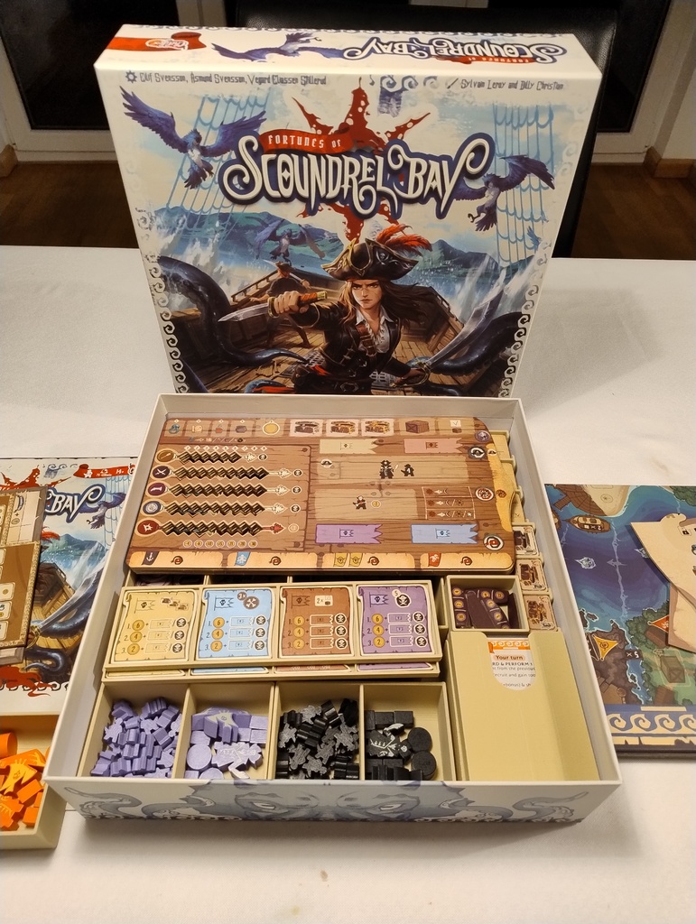 Вставка для настольной игры Fortunes of Scoundrel Bay