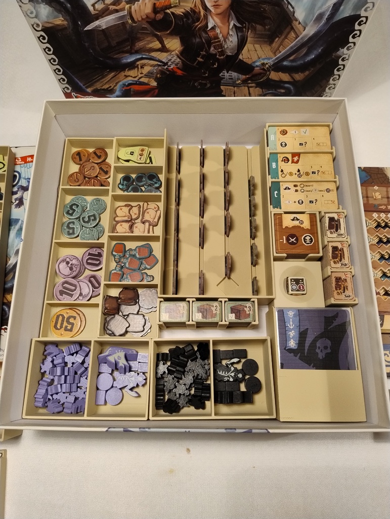 Вставка для настольной игры Fortunes of Scoundrel Bay