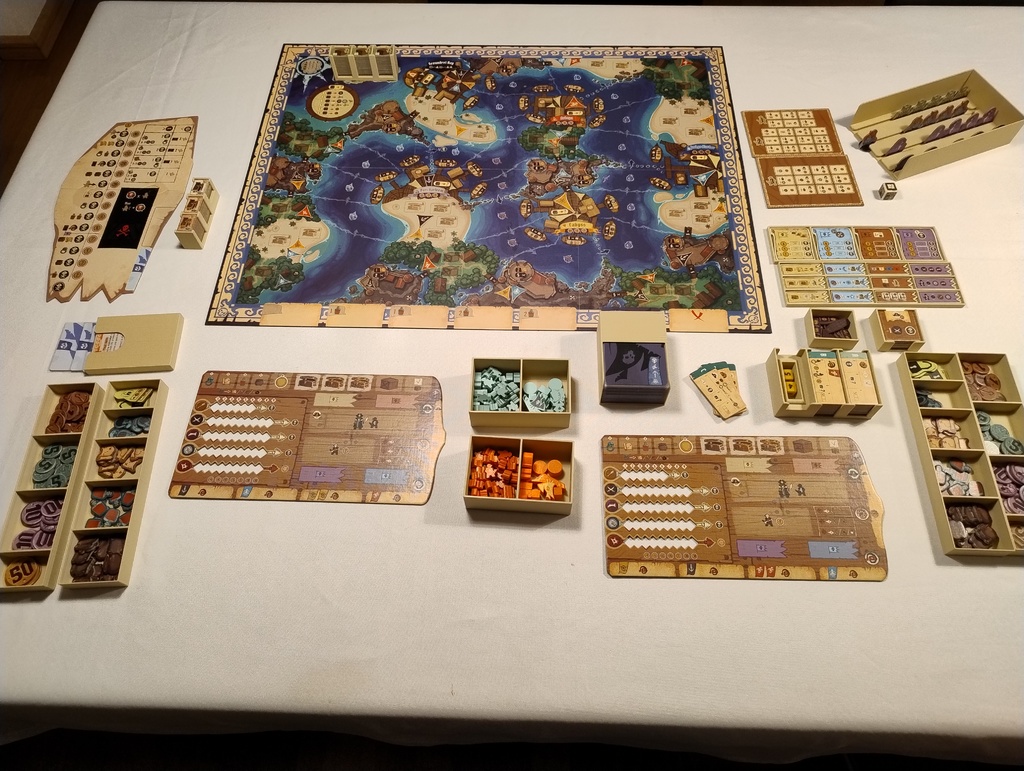 Вставка для настольной игры Fortunes of Scoundrel Bay