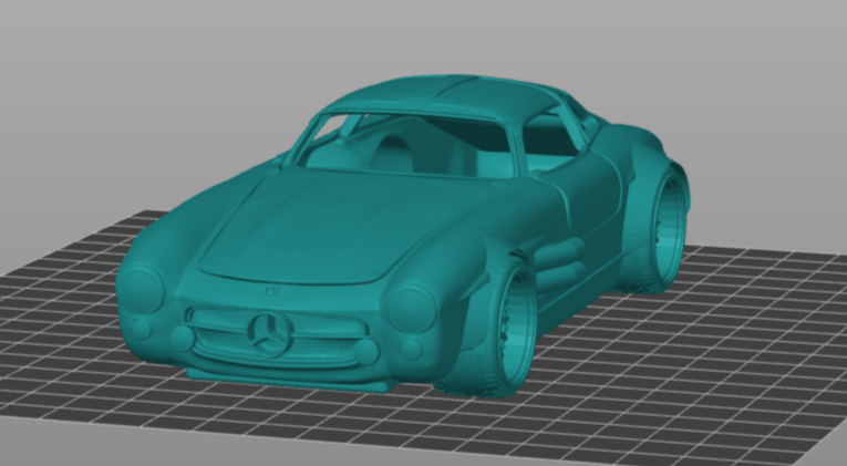 Широкий кузов Mercedes Benz 300 SL 1955