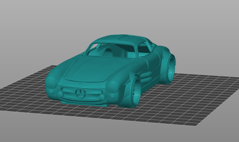 Широкий кузов Mercedes Benz 300 SL 1955