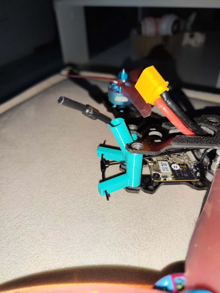 Хвост для o4 lite и антенны ELRS для рамы Mark 4