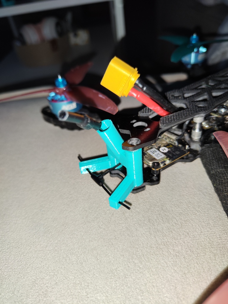 Хвост для o4 lite и антенны ELRS для рамы Mark 4