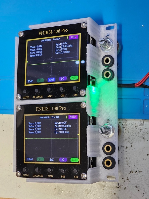 Крепление для осциллографа Fnirsi 138 Pro для Eurorack