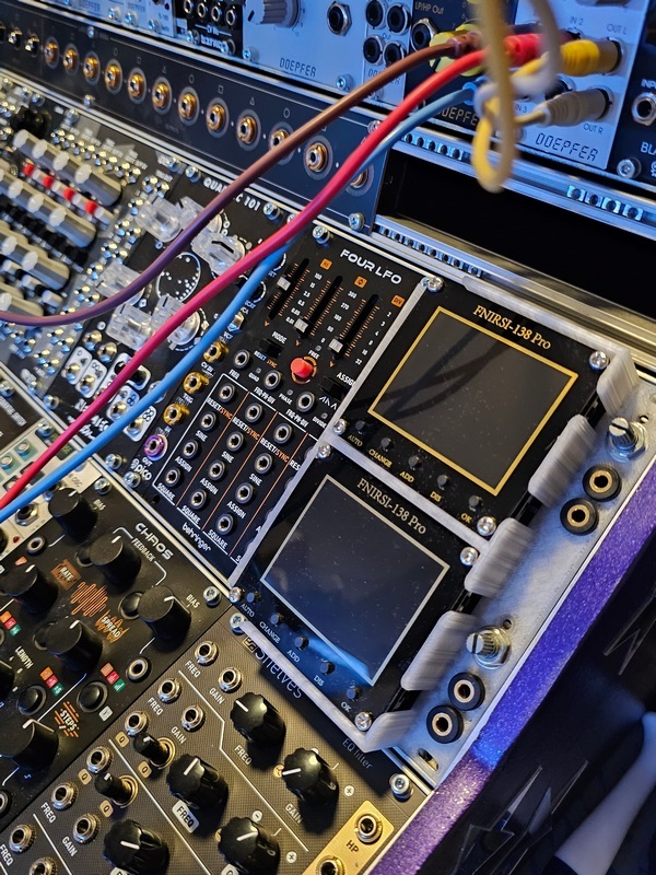 Крепление для осциллографа Fnirsi 138 Pro для Eurorack