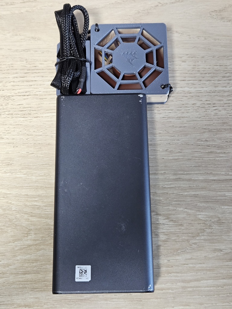 Корпус для вентилятора 60 x 15 мм с USB