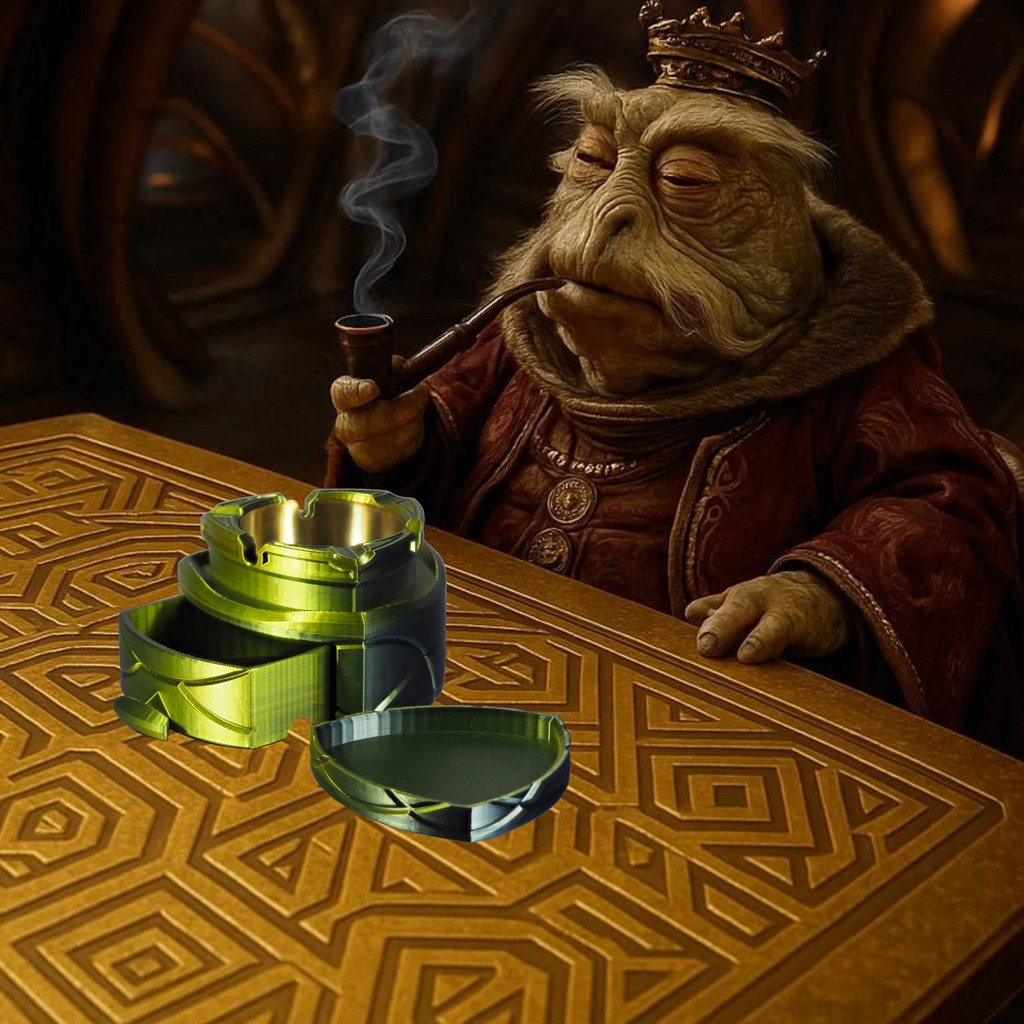 Пепельница Farscape с крышкой и ящиком для хранения