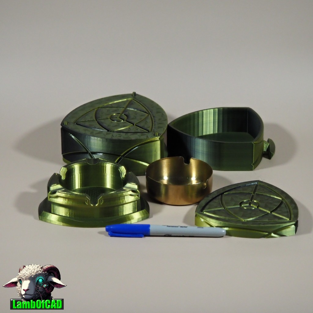 Пепельница Farscape с крышкой и ящиком для хранения