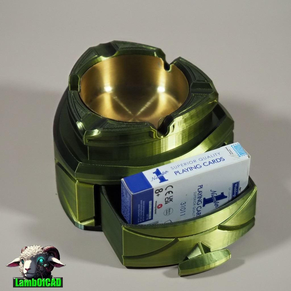 Пепельница Farscape с крышкой и ящиком для хранения