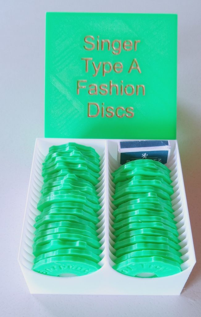 Коробка для хранения модных дисков Singer Type A