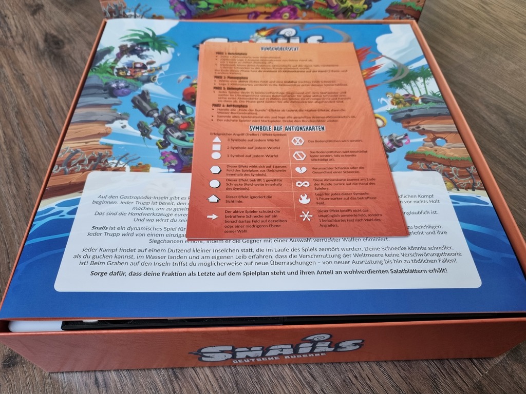 Органайзер для настольной игры Snails