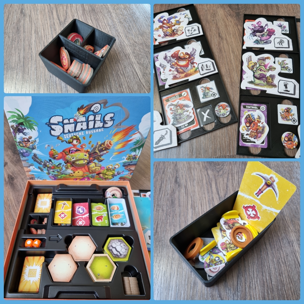 Органайзер для настольной игры Snails