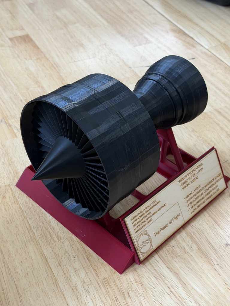 3D Модель Турбовентилятора CFM56-5A