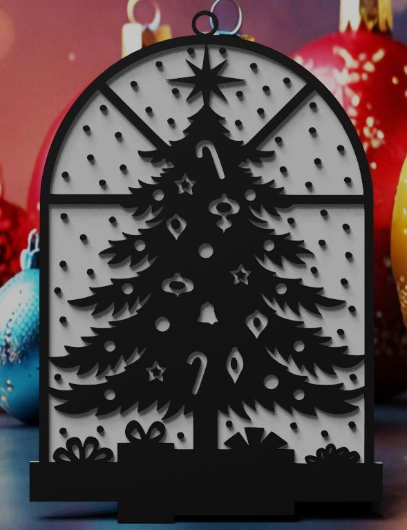 Ёлка с подарками (с кольцом и без)