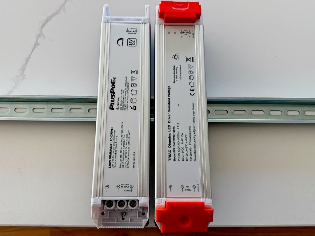 Крепление на DIN-рейку для блока питания PLUSPOE