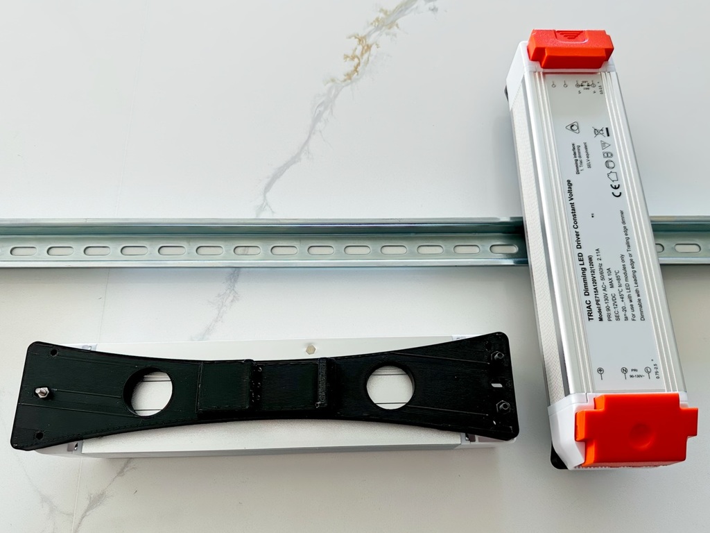 Крепление на DIN-рейку для блока питания PLUSPOE