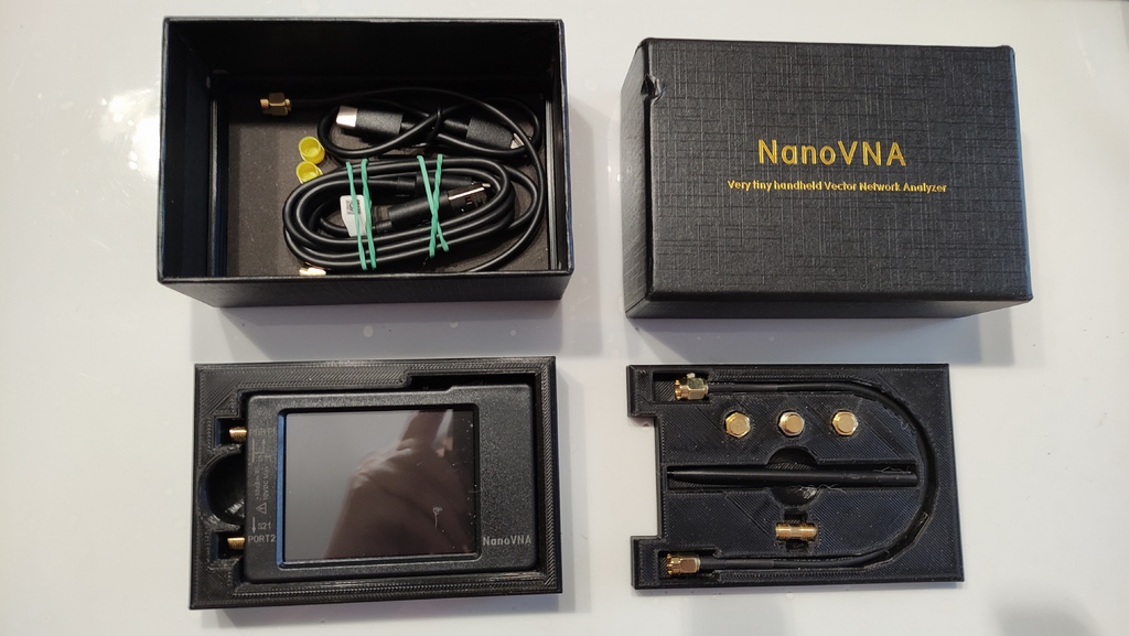 Вставка для оригинальной коробки NanoVNA-H 2.8"