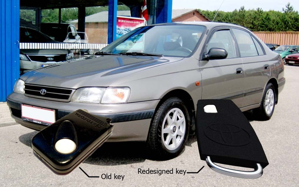 Замена корпуса ключа Toyota