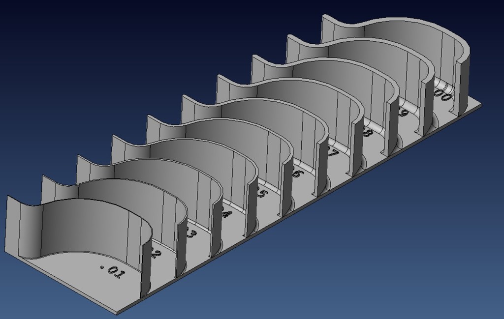 Benchy с толщиной стенки в дюймах - инструмент для проектирования
