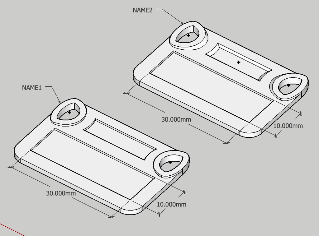 Метка для обуви