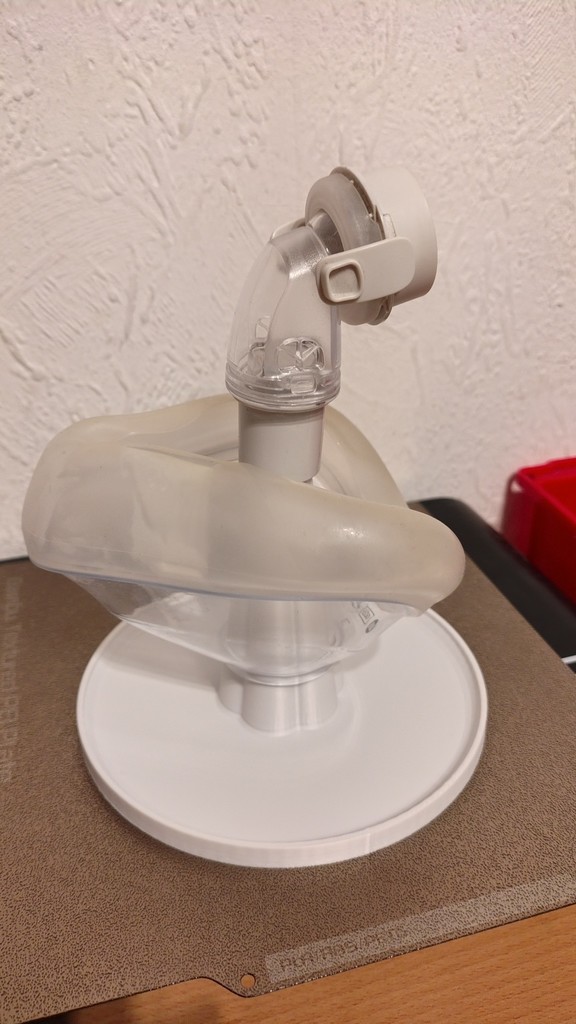 3D модель Тримач для сушки маски CPAP та куточкового з'єднувача - фото 4