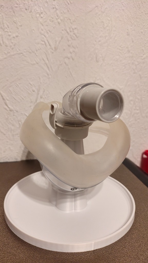 3D модель Тримач для сушки маски CPAP та куточкового з'єднувача - фото 5