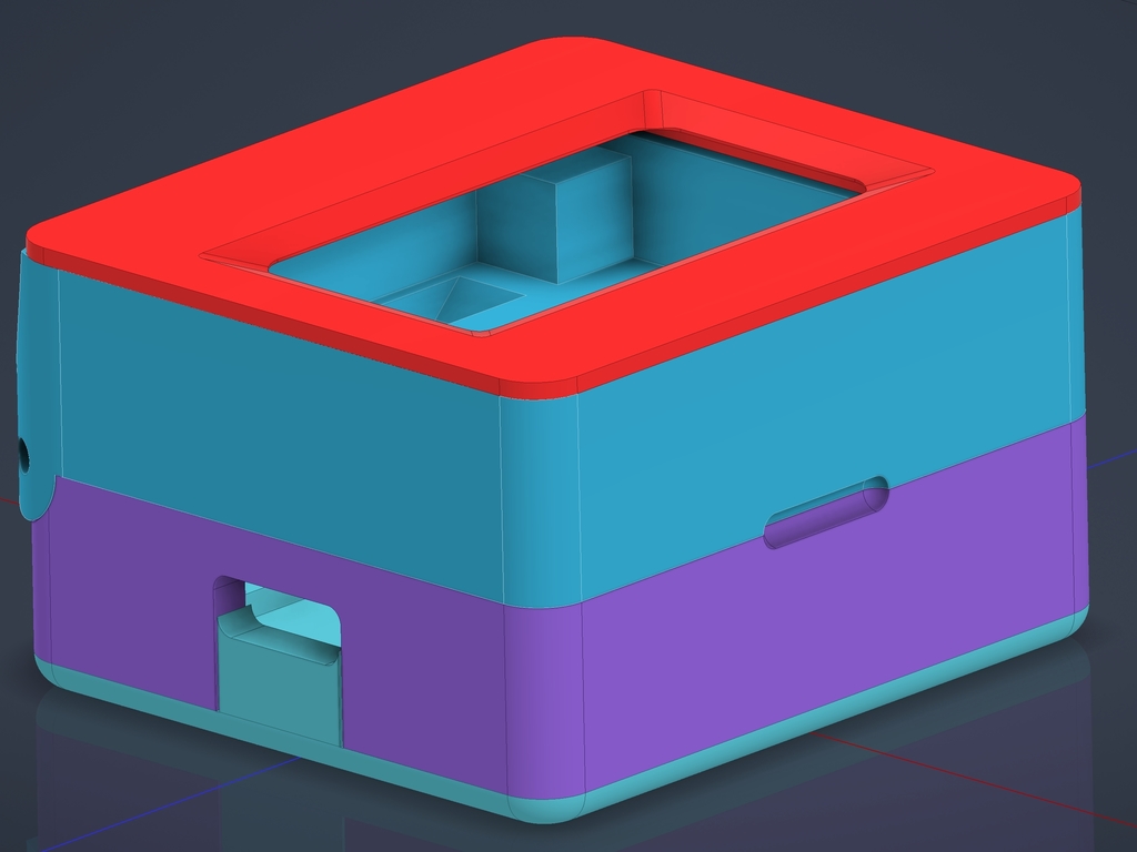 Складной корпус для ESP32 с OLED дисплеем
