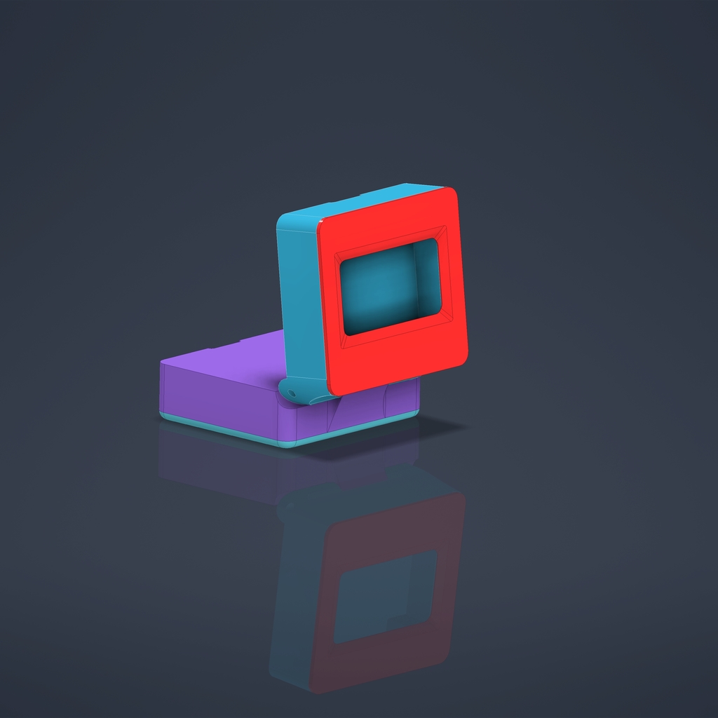 Складной корпус для ESP32 с OLED дисплеем