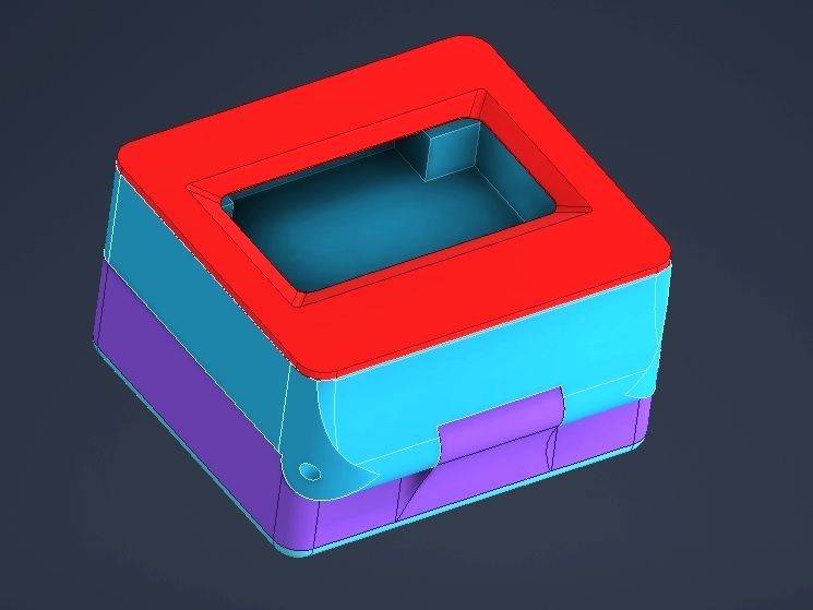 Складной корпус для ESP32 с OLED дисплеем