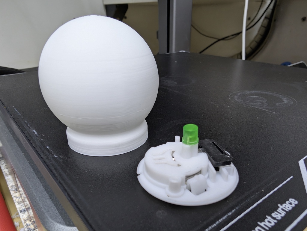 Модель светящейся сферы