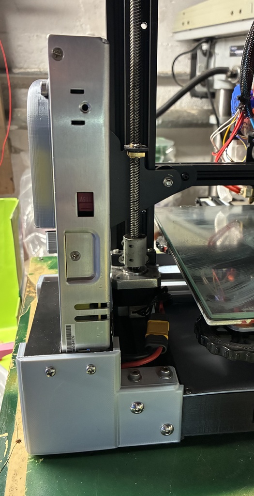 Крепления для блока питания для Ender 3 Pro Dual Z Upgrade