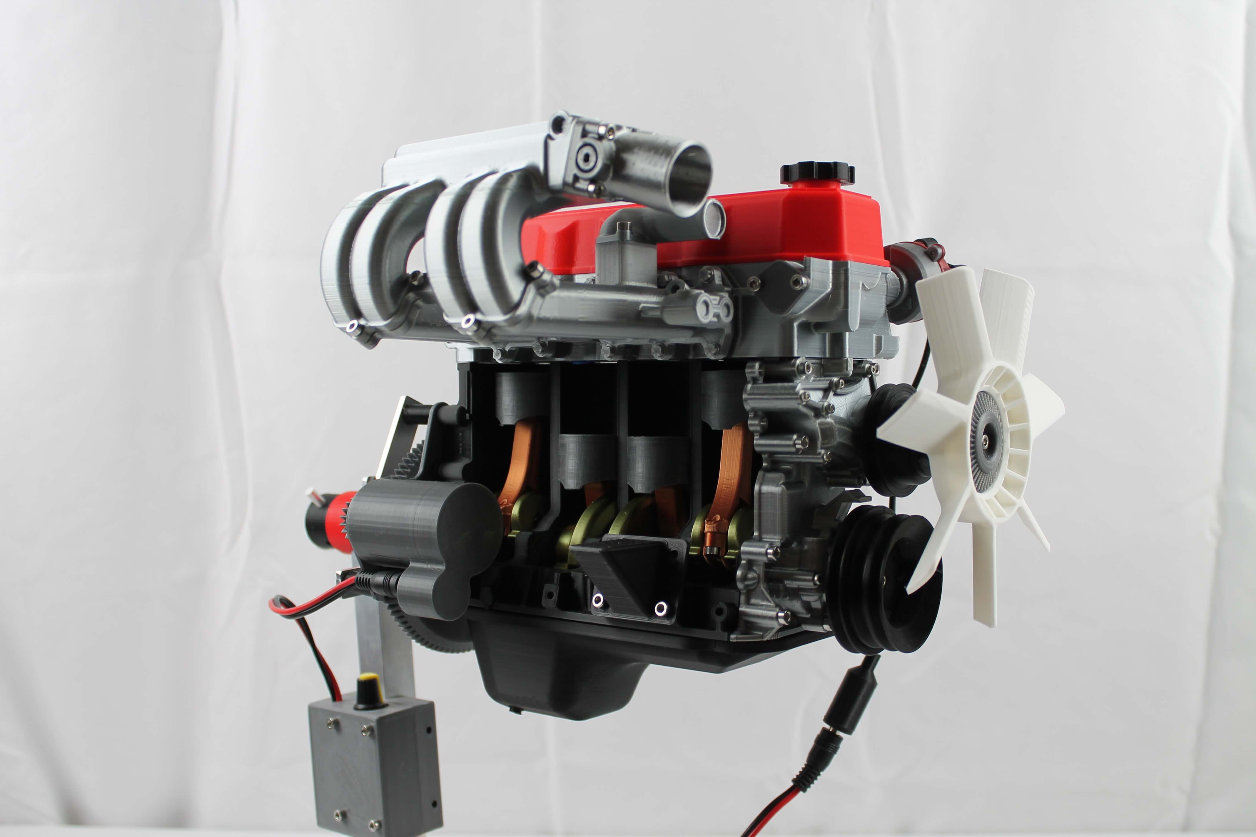 3D Модель Двигателя Toyota 22RE