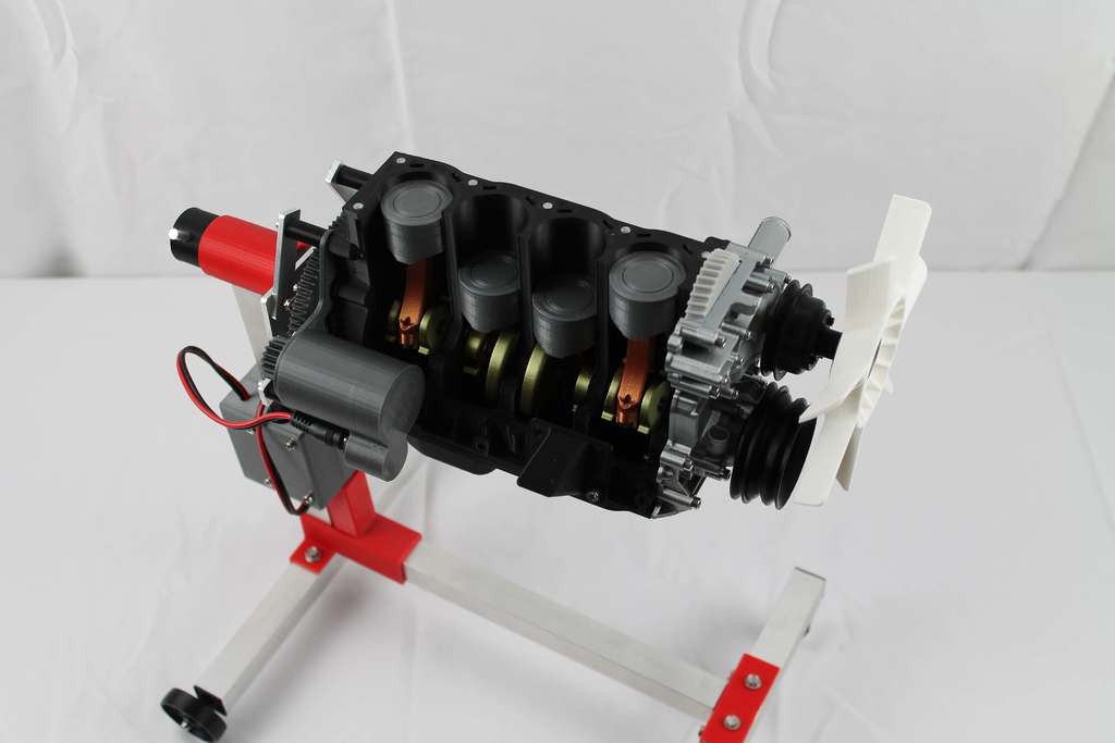 3D Модель Двигателя Toyota 22RE