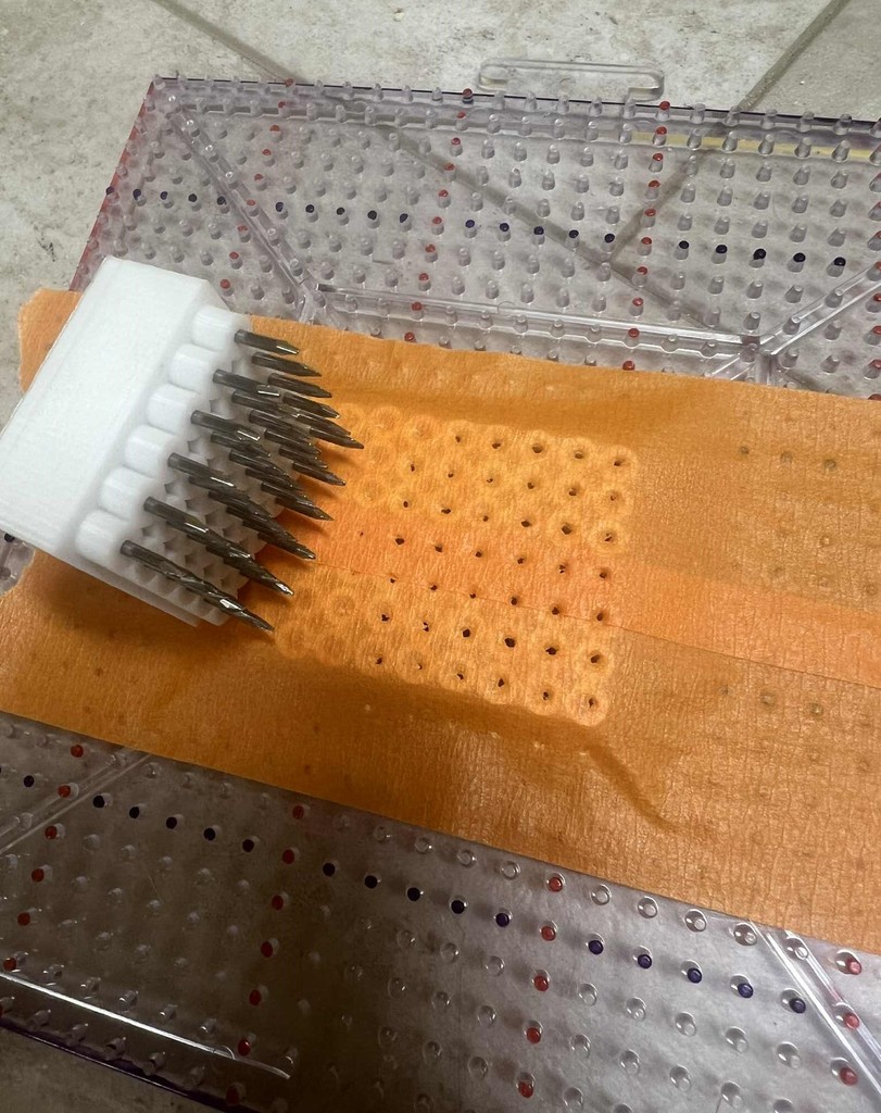 Штамп для перлер-бисера (метод малярного скотча)