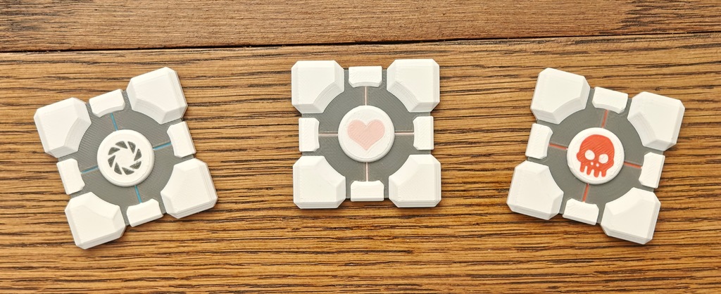 Коллекция многоцветных кубов для хранения Portal