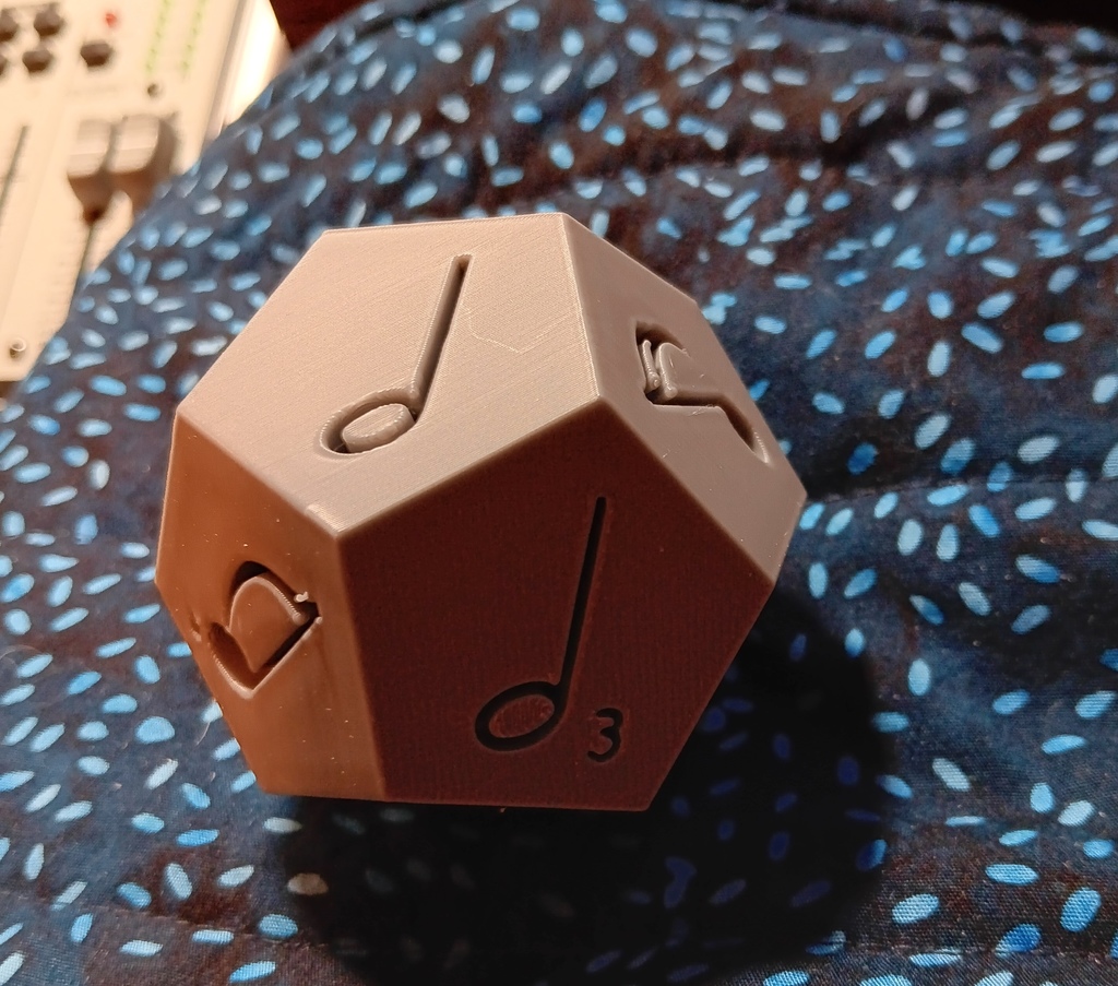 Додекаэдр для музыкальных ритмов