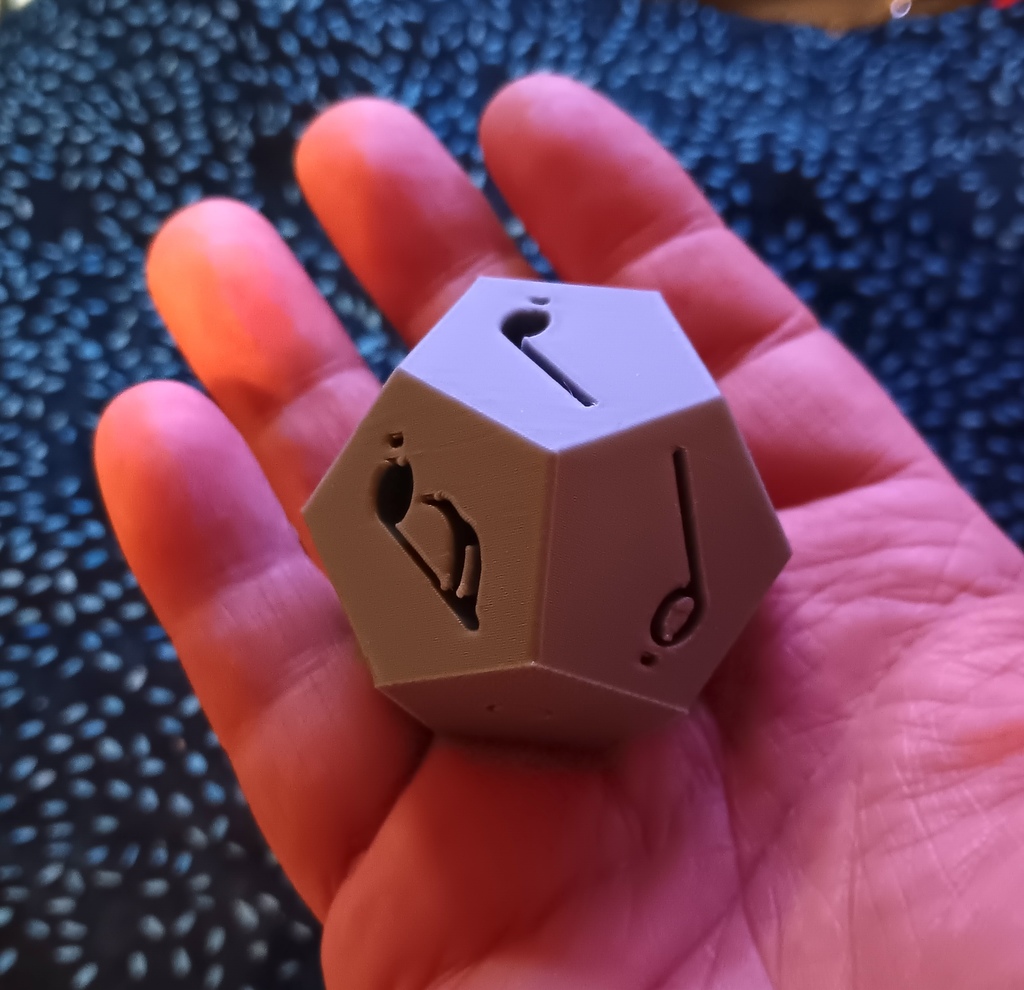 Додекаэдр для музыкальных ритмов