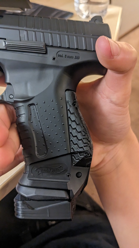 Крышка CO2 для Airsoft P99 DAO с задней накладкой