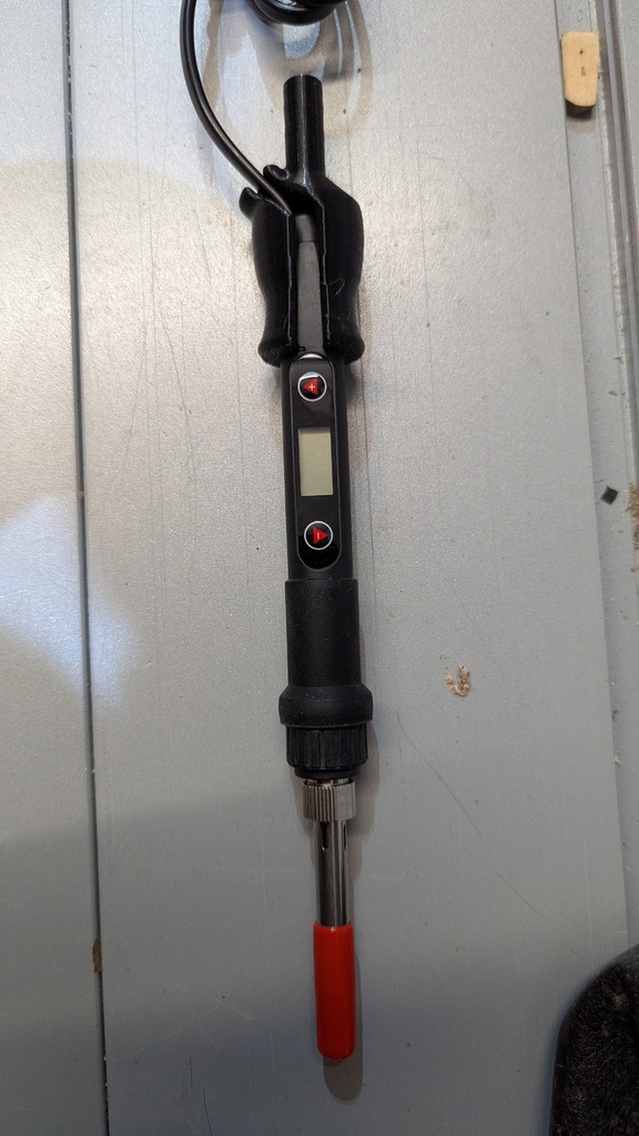 Адаптер для держателя сверлильного пресса с паяльником