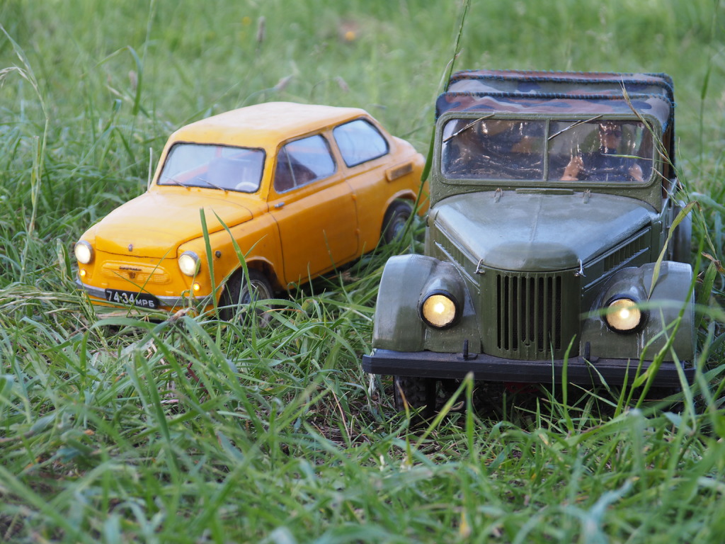 Модель RC GAZ-69A в масштабе 1/10