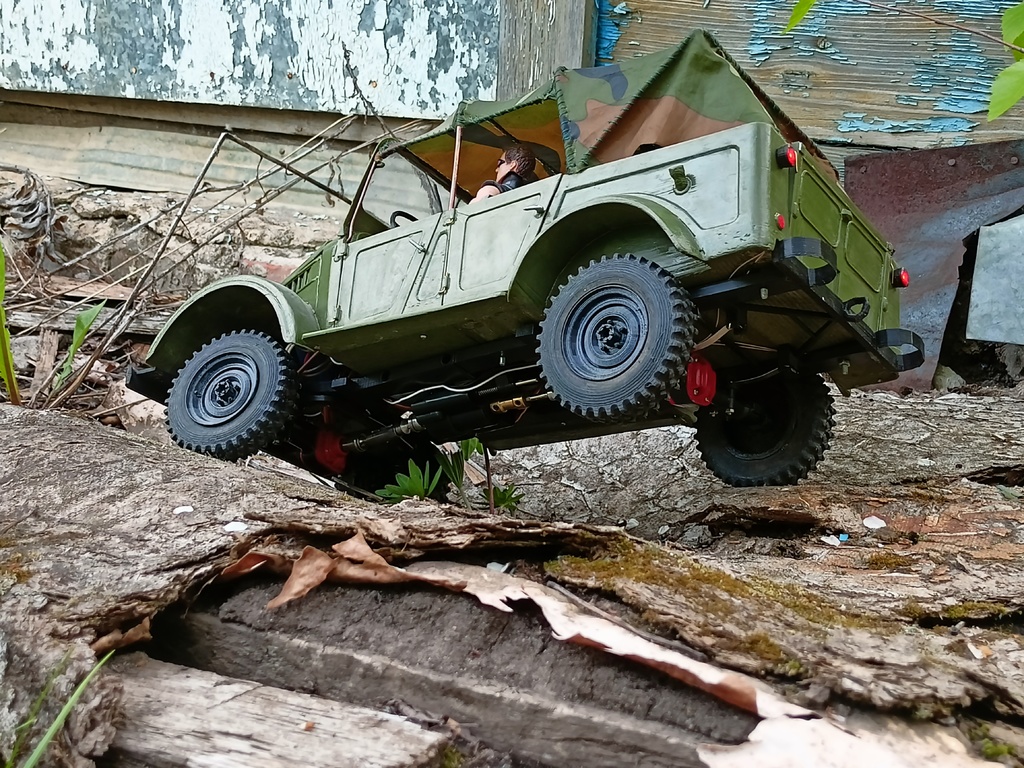 Модель RC GAZ-69A в масштабе 1/10