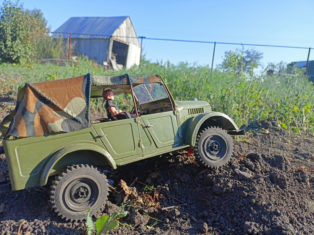 Модель RC GAZ-69A в масштабе 1/10