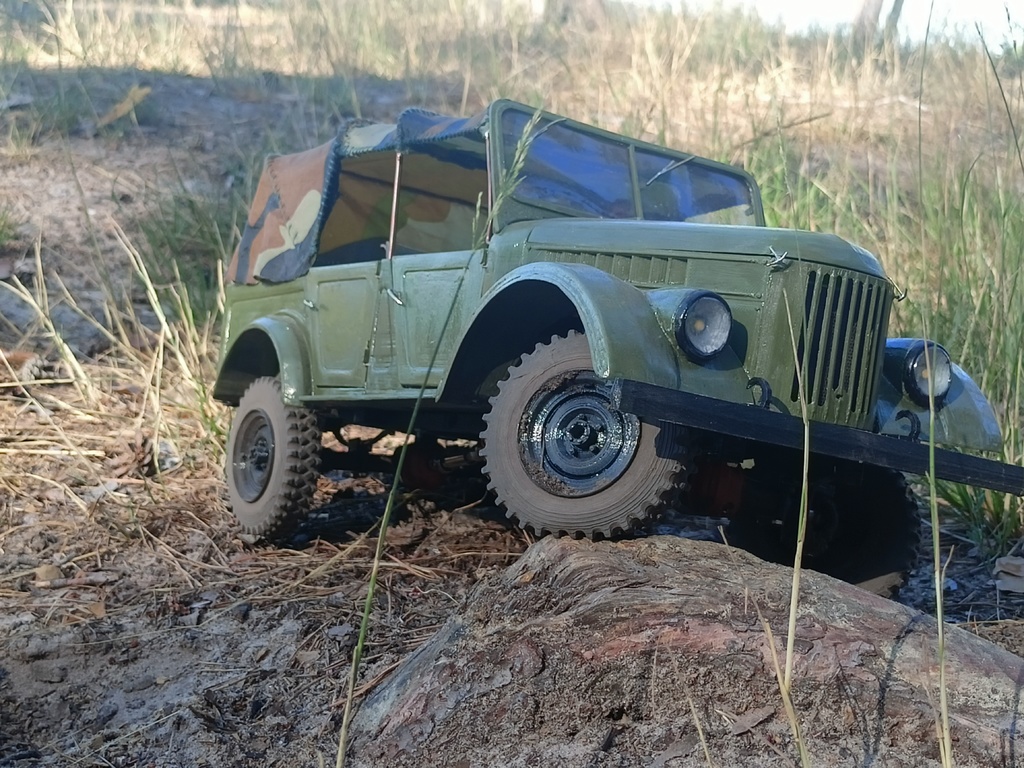 Модель RC GAZ-69A в масштабе 1/10