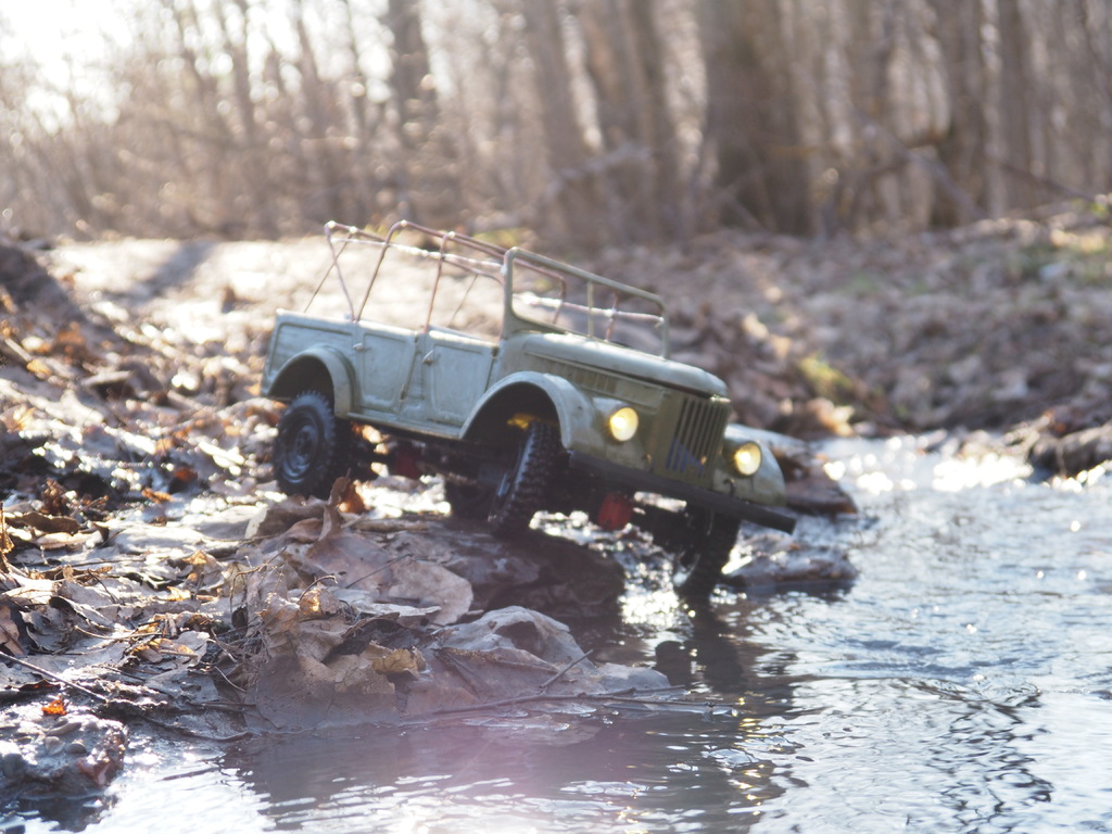 Модель RC GAZ-69A в масштабе 1/10