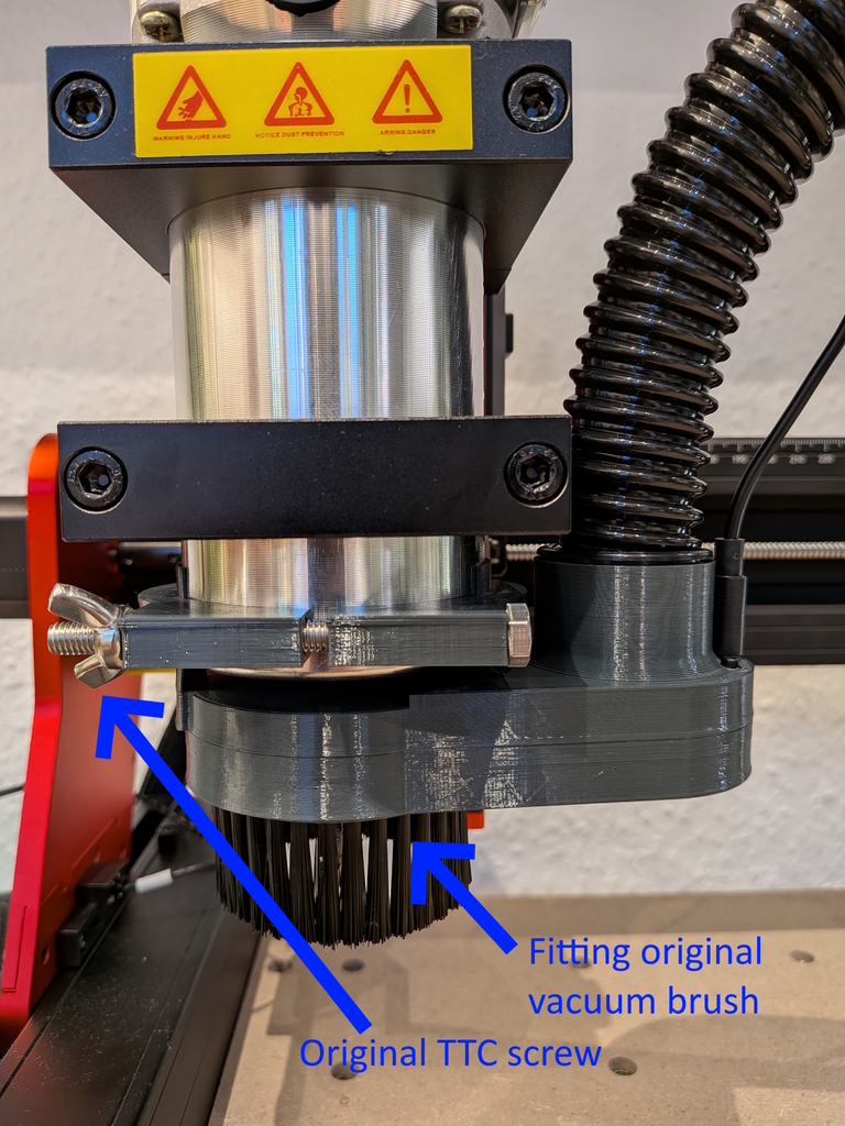 Адаптер пылеотсоса для CNC TTC 450 (Pro)