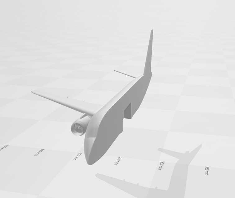 3D модель IPTN N-2130 CFM-56 и PW-6000