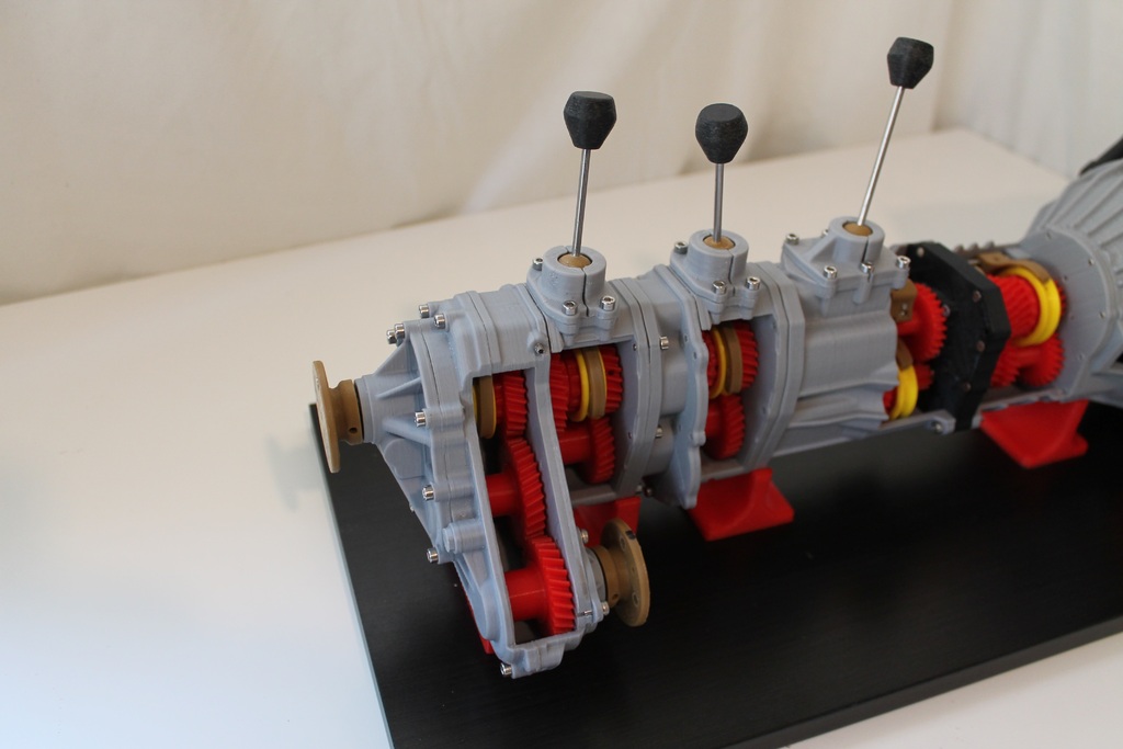 3D-модель раздаточной коробки