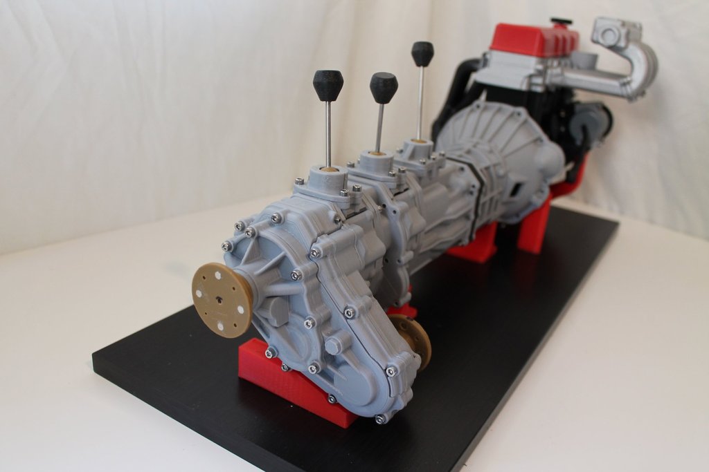 3D-модель раздаточной коробки