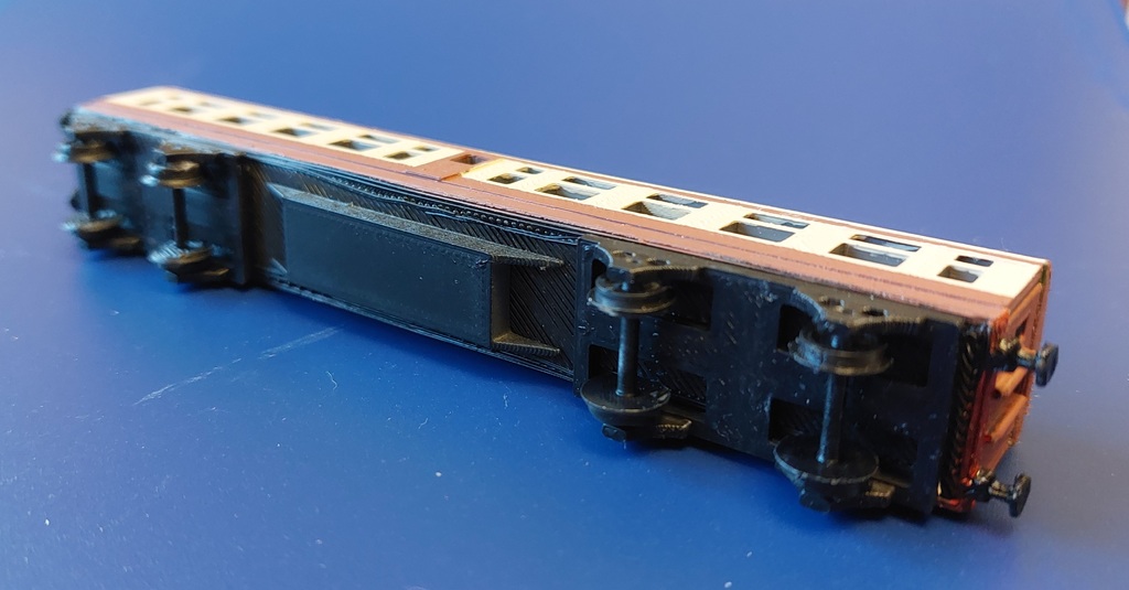 Статический вагон TT120 для железной дороги