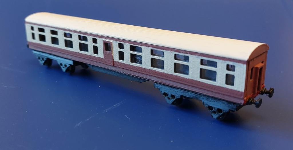 Статический вагон TT120 для железной дороги